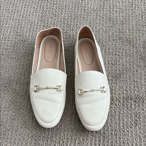 White loafers
